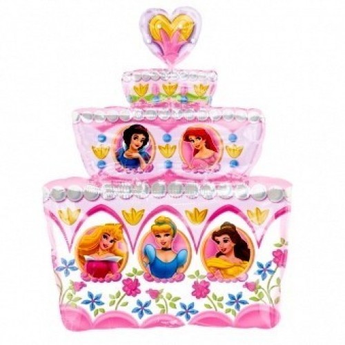 GLOBO FOIL FORMA TARTA PRINCESAS