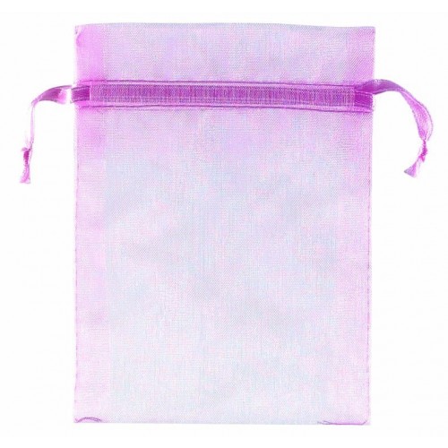   12 BOLSA GASA ROSA 7X10CM