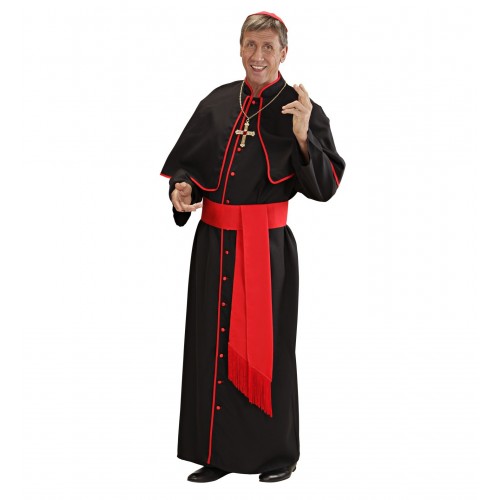 DISFRAZ T-XL CARDENAL NEGRO/ROJO