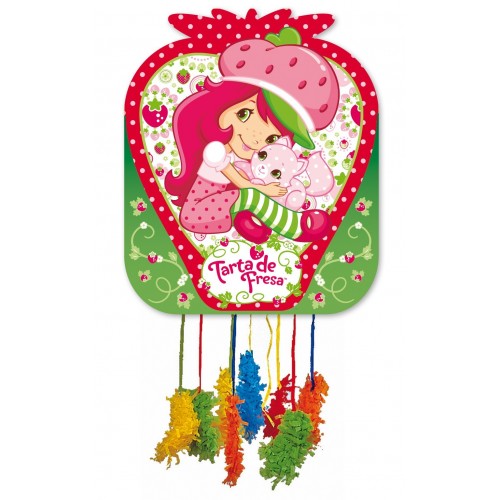 $D PIÑATA TARTA DE FRESA GRANDE