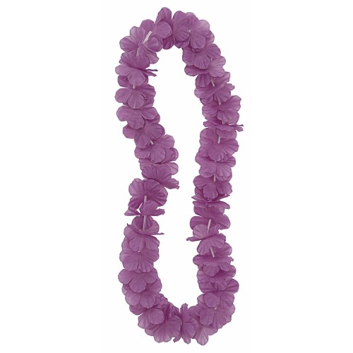 $   COLLAR HAWAIANO FLOR LEI VIOLETA