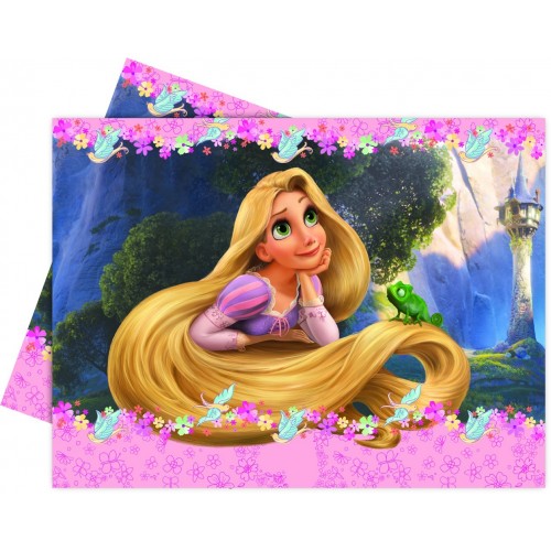 MANTEL PLASTICO RAPUNZEL 120X180CM
