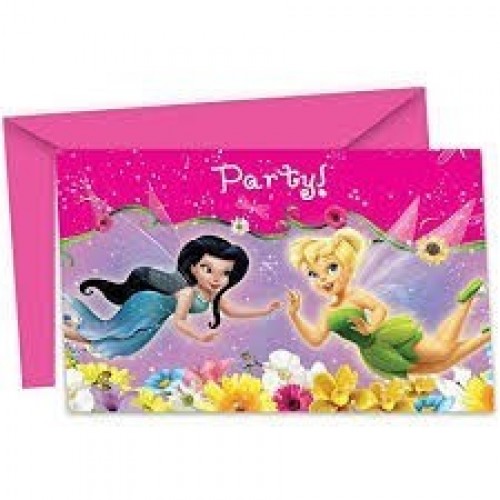 PAQ.6/U INVITACION C/SOBRE FAIRIES PRIMA