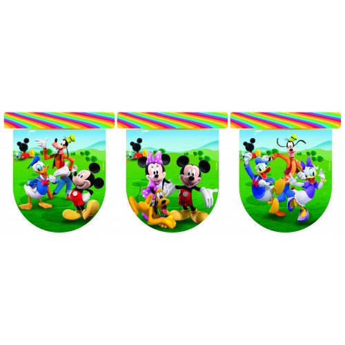 GUIRNALDA PLASTICO MICKEY COLORES