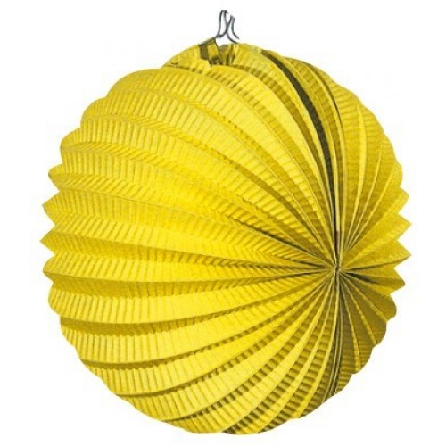   FAROL ESFERICO AMARILLO 22CM