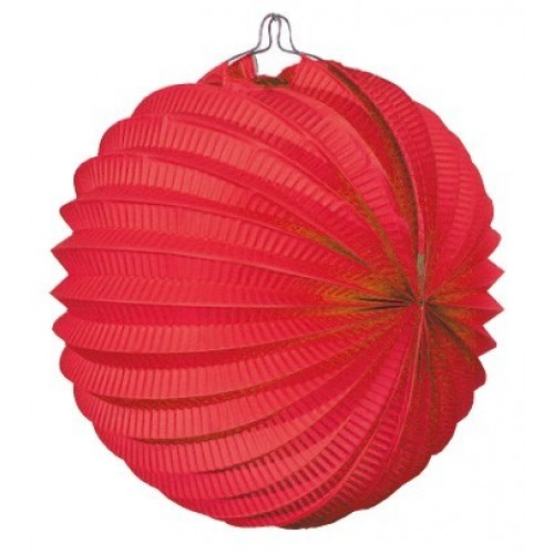   FAROL ESFERICO ROJO 22CM