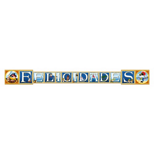   GUIRNALDA PIRATA FELICIDADES