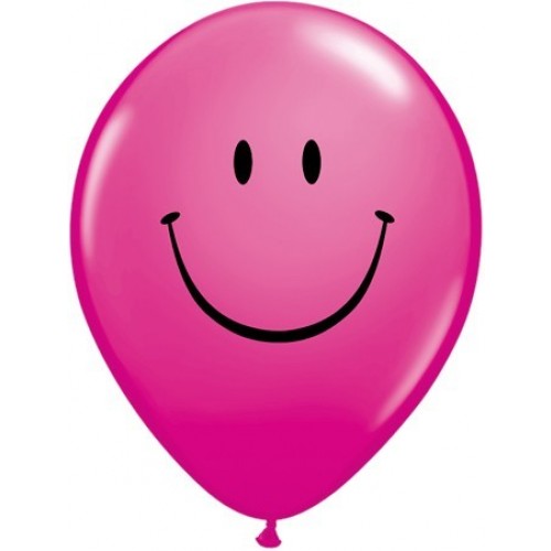 $D 100 GLOBOS 11" LATEX SMILE COL.SURT