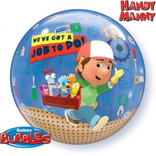 $D GLOBO 22" REDONDO BURBUJA HANDY MANNY