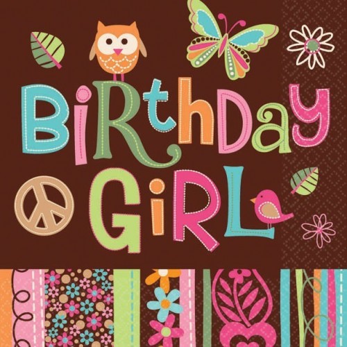 PAQ.16/U SERV.25 2/C HIPPIE CUMPLEAÑO
