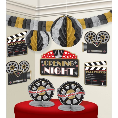 KIT 10PZ DECORACION CAMARA CINE