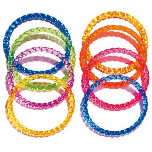25 BARATIJAS PULSERA TRENZADA 6CM