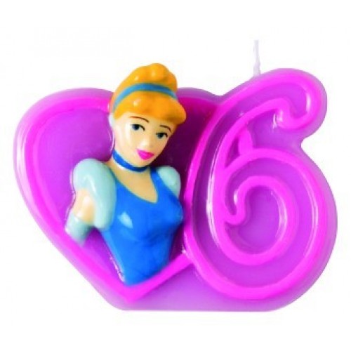 VELA N6 PRINCESA DISNEY