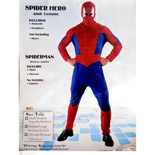DISFRAZ HOMBRE ARAÑA T-XL