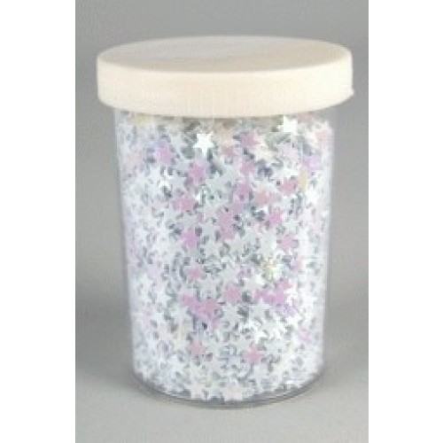 $D BOTE CONFETI ESTRELLA IRIS 80GRS