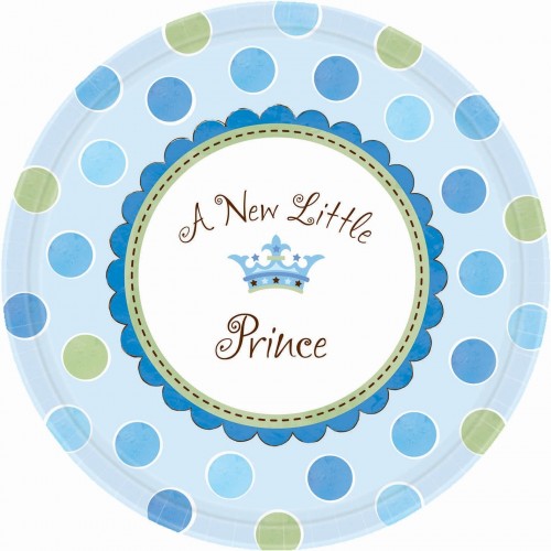 PAQ.8/U PLATO PRINCE AZUL 26,7CM