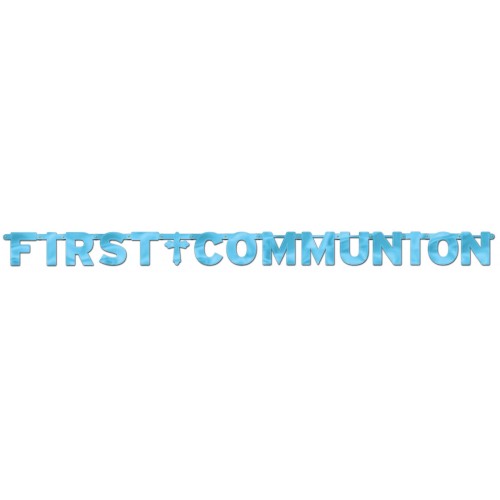 GUIRNALDA FIRST COMUNION AZUL 2,43MT