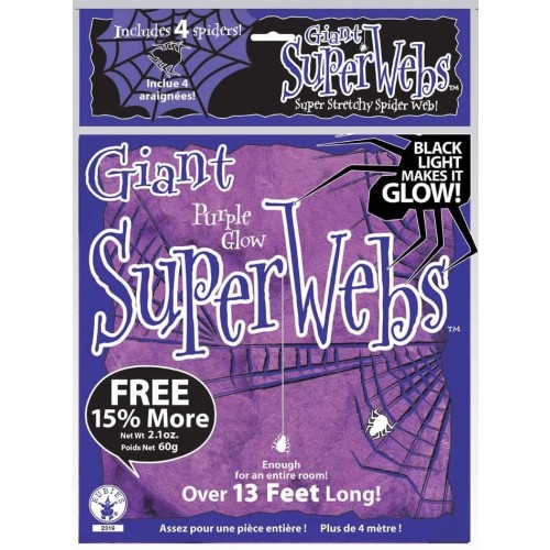   TELARAÑA VIOLETA 60GRS C/ARAÑA