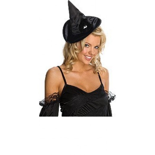   MINI SOMBRERO BRUJA NEGRO