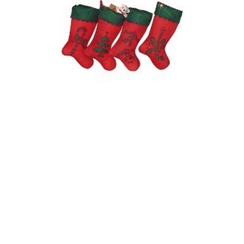 CALCETIN BOTA DISEÑO NAVIDAD 42CM