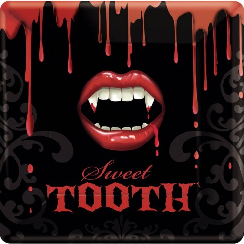 PAQ.18/U PLATO CUADRADO VAMPIRO 17,8CM