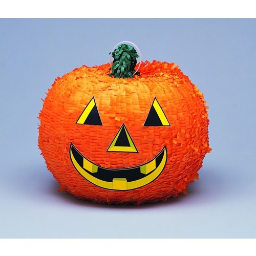 PIÑATA PALO REDONDA CALABAZA HALLOWEEN