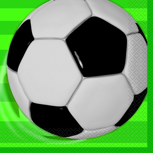 PAQ.16/U SERVILLETA FUTBOL 33CM