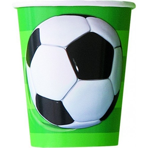  PAQ.8/U VASO BALON FUTBOL 270ML