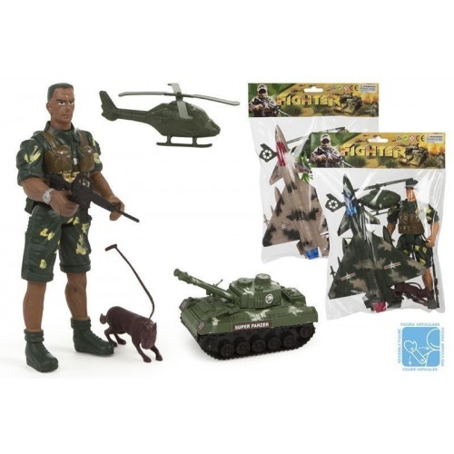 BLISTER SOLDADO MILITAR C/ACCESORIOS