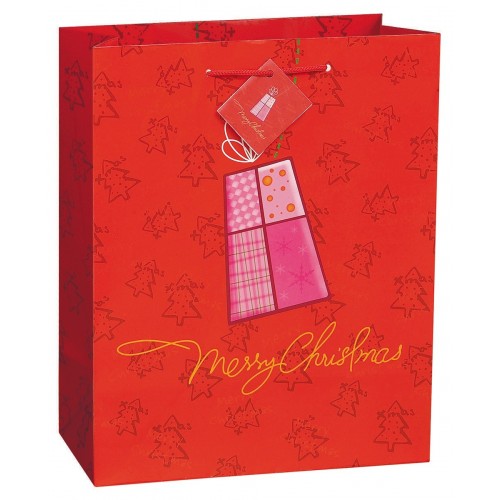 BOLSA REGALO REGALO NAVIDAD 27X33CM