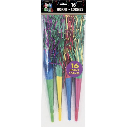 PAQ.16/U TROMPETA FLECO METAL SURT 22CM