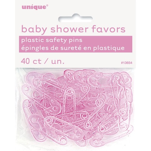 PAQ.40/U IMPERDIBLE PLAST ROSA 4CM