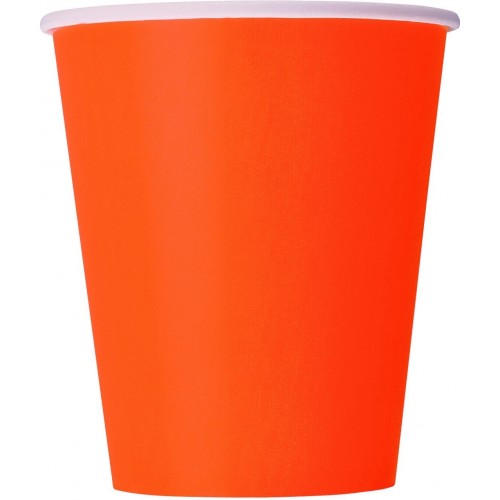   $E PAQ.8/U VASO NARANJA 270ML