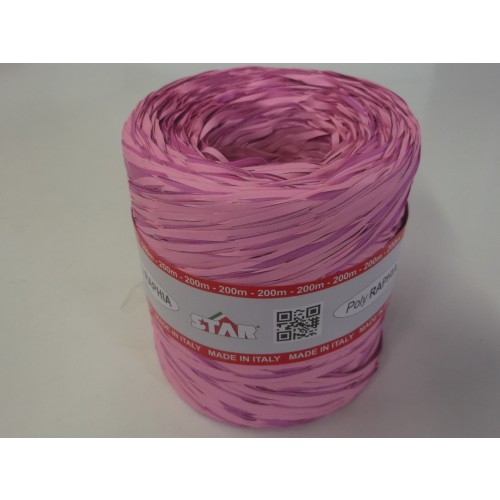 R/RAFIA BICOLOR R/ROSA CHICLE 200M R212