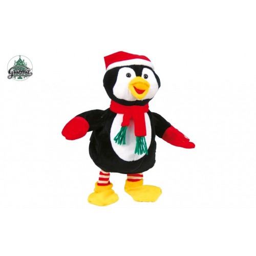 $D MUÑECO PINGUINO ANDADOR MUSICAL 30CM