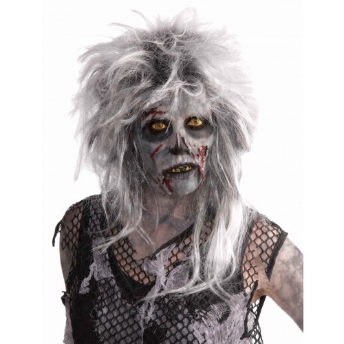 PELUCA CHICA ZOMBI GRIS