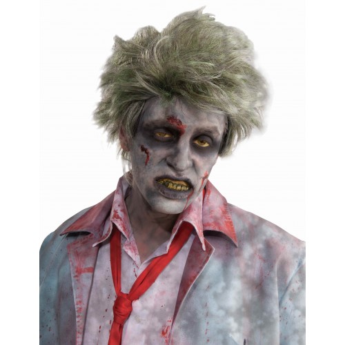 PELUCA CHICO ZOMBI PELO GRIS