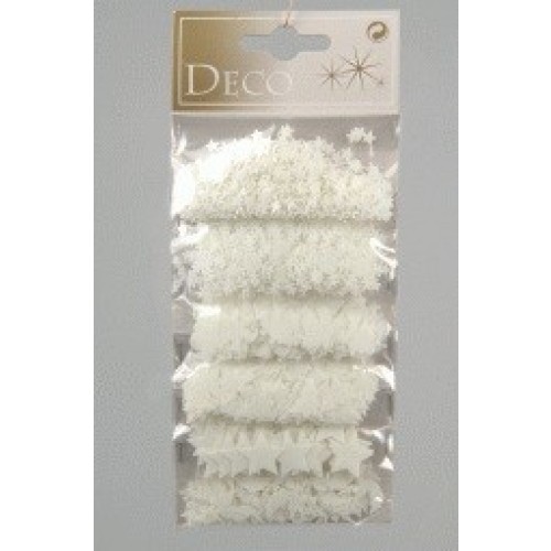 $D BLISTER 6 PAQUETE CONFETI BLANCO SURT