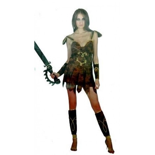  DISFRAZ T-M/L CHICA GLADIADORA ROMANA