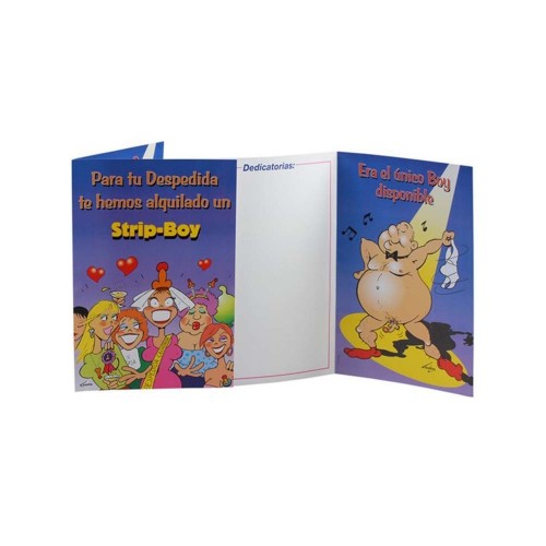 TARJETA BROMA GDE STRIP-BOY