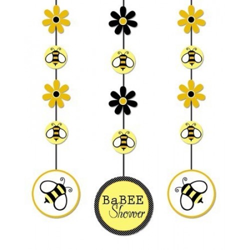 PAQ.3/U TIRA DECORACION ABEJA