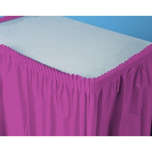FALDA MESA PLASTICO CIRUELA 426X73CM
