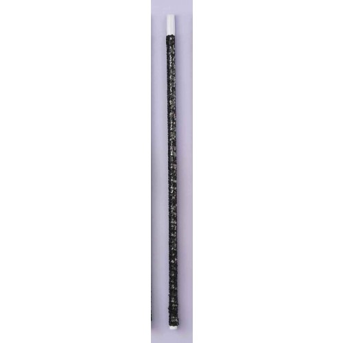 BASTON DANZA LENTEJUELA NEGRO 90CM