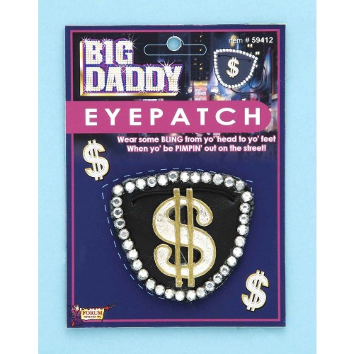 PARCHE STRASS SIMBOLO DOLAR