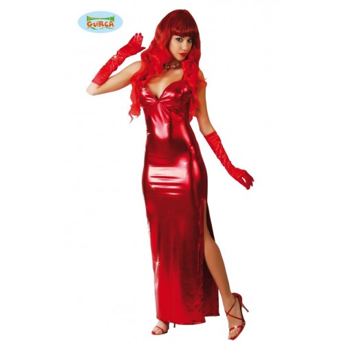 $D DISFRAZ T-UNICA GLAM NIGHT ROJO