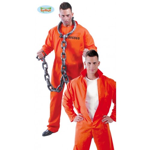 DISFRAZ T-L CONVICTO NARANJA