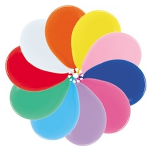   6 GLOBOS R18" FAHION COLORES
