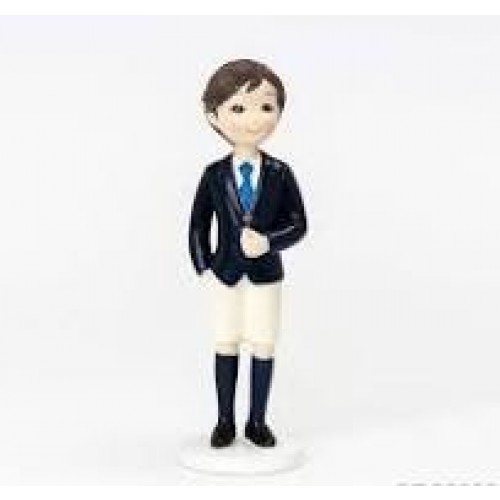 FIGURA NIÑO MORENO COMUNION BERMUDA 16CM
