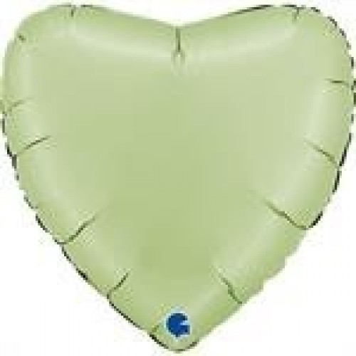   GLOBO 22" FOIL CORAZON VERDE SATI