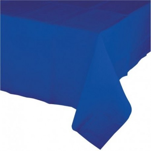   MANTEL PAPEL AZUL 120X180CM